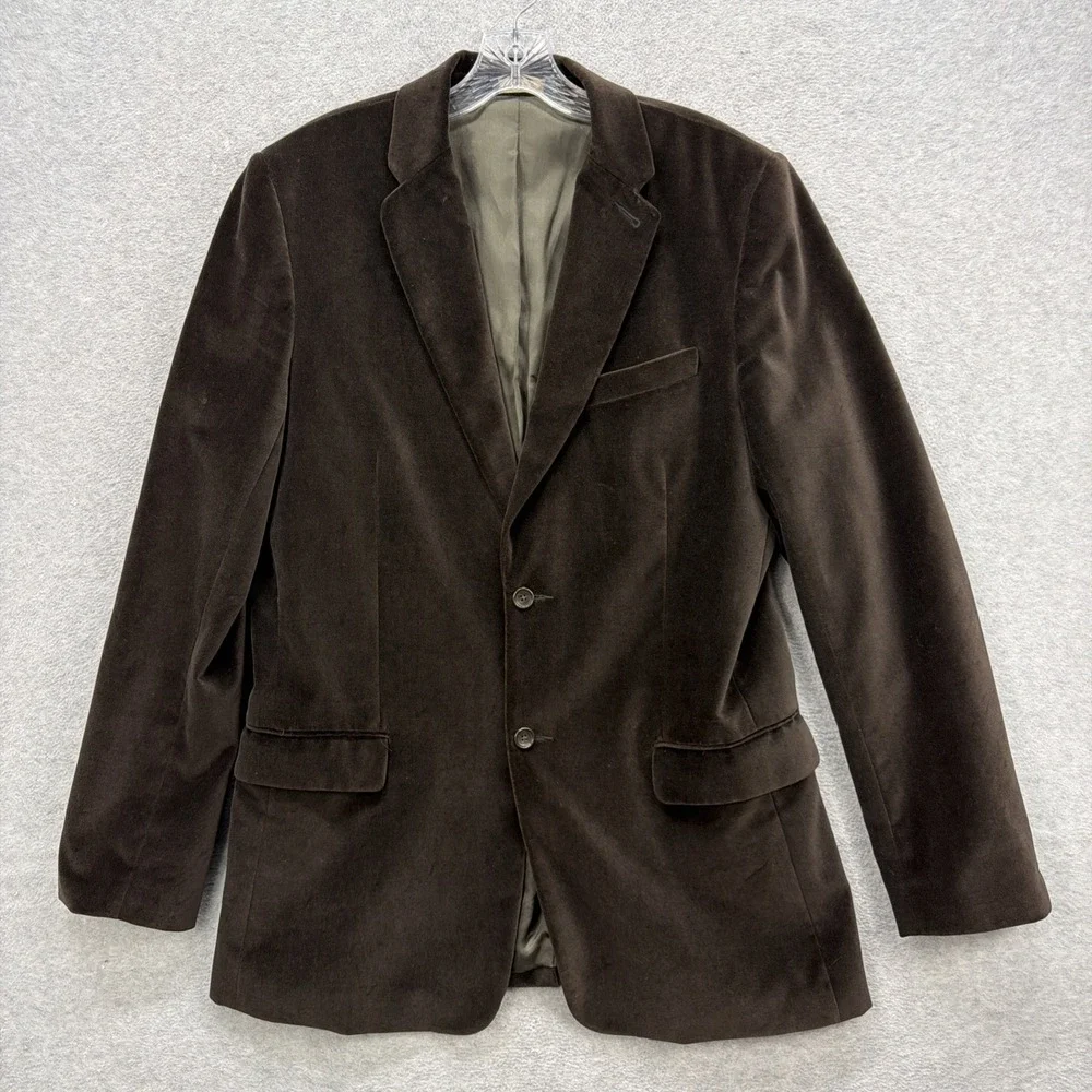 Banana Republic Men's Dark Brown Velvet Blazer
